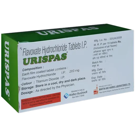 urispas 200mg tablet 15's